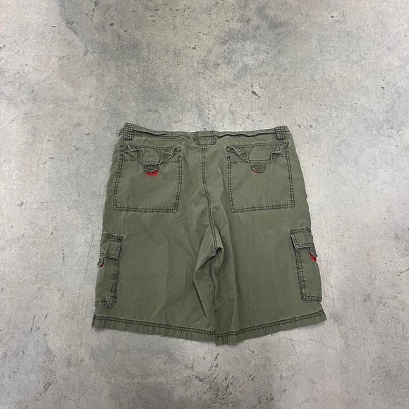 Y2K baggy old navy military paratrooper cargo utility‎ hiking shorts - Picture 1 of 7